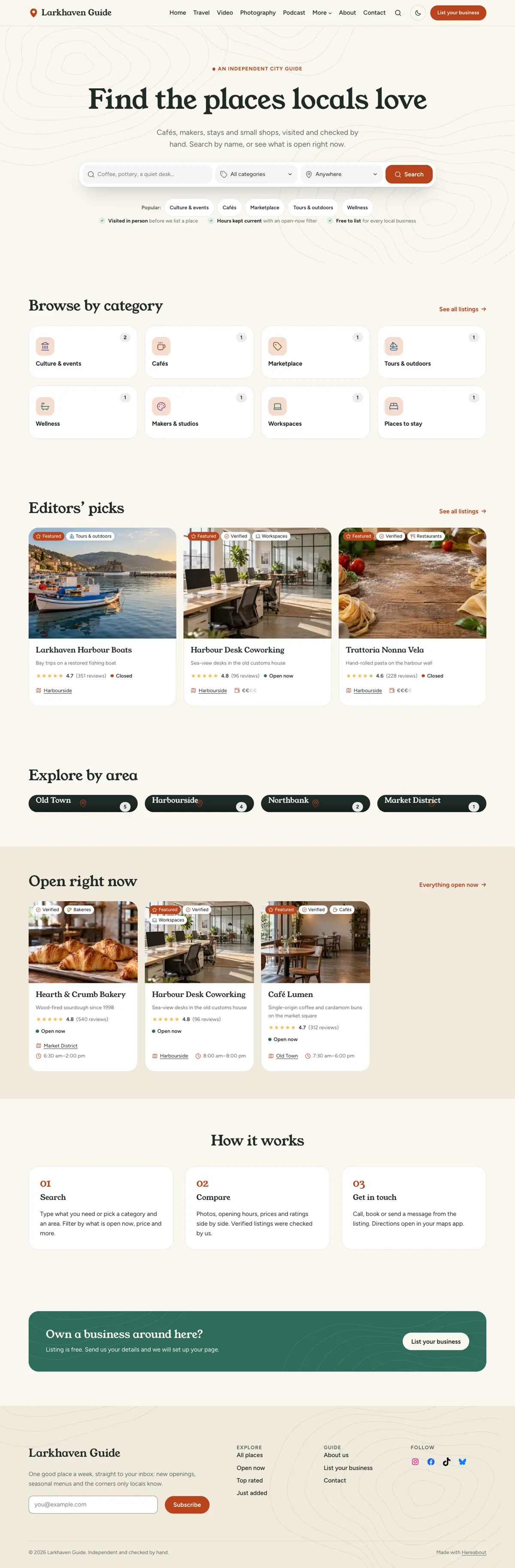 Hereabout, Home