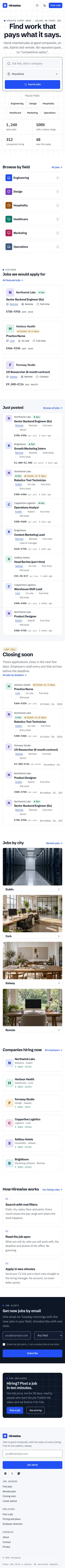 Hirewise, Phone