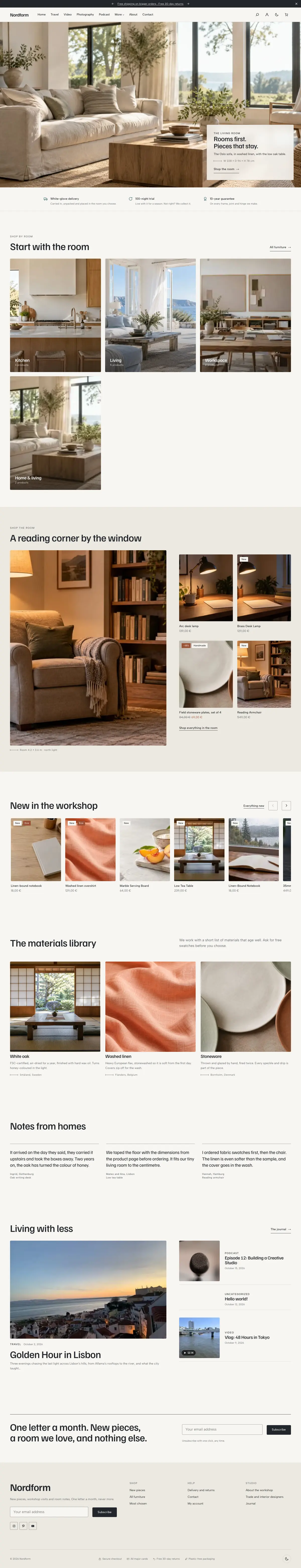 Nordform, Home