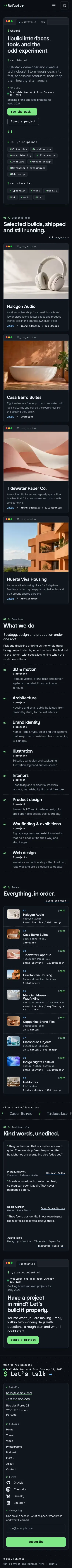 Refactor, Phone